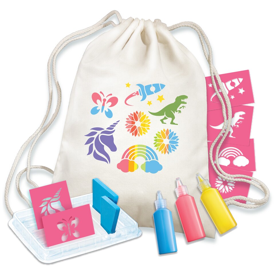 image 1 of KidzMaker - Stencil Backpack Printing
