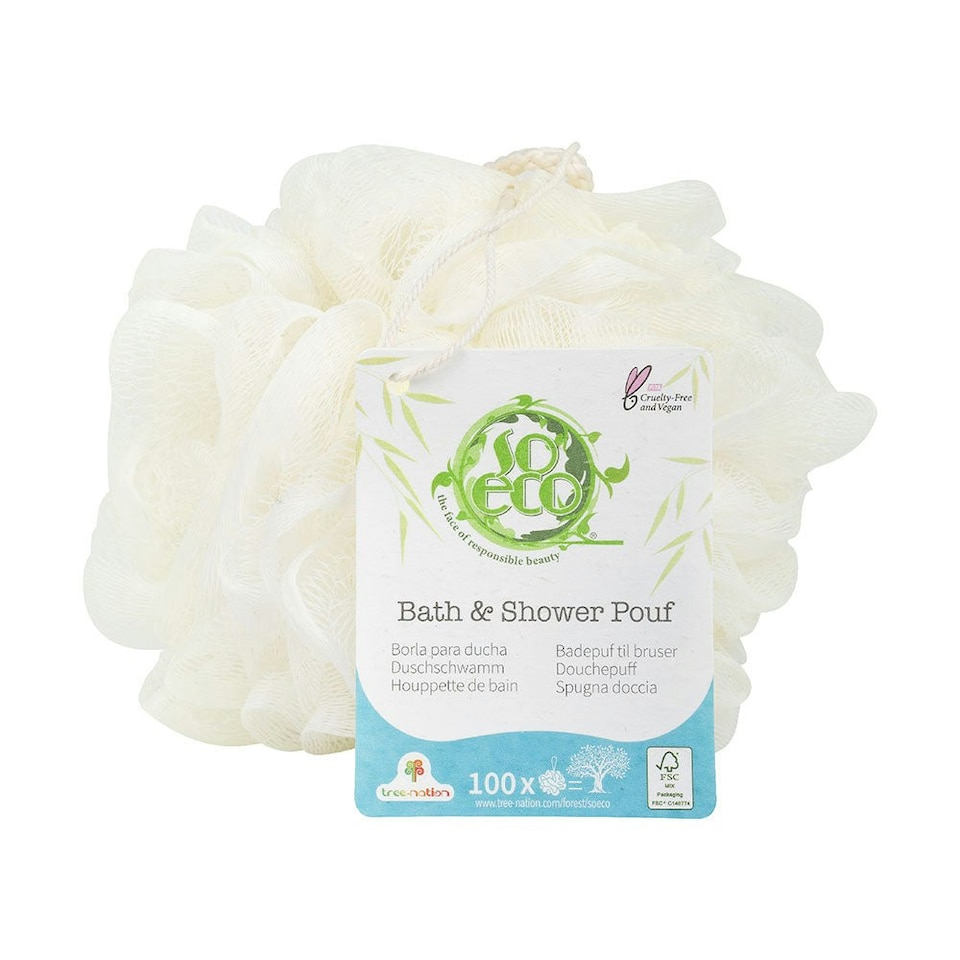 image 1 of So Eco Bath & Shower Pouf