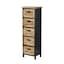 5 Drawer Black Oak - out of stock - Selected