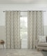 image 1 of Esher Eyelet Curtains - Grey - 168cm x 183cm