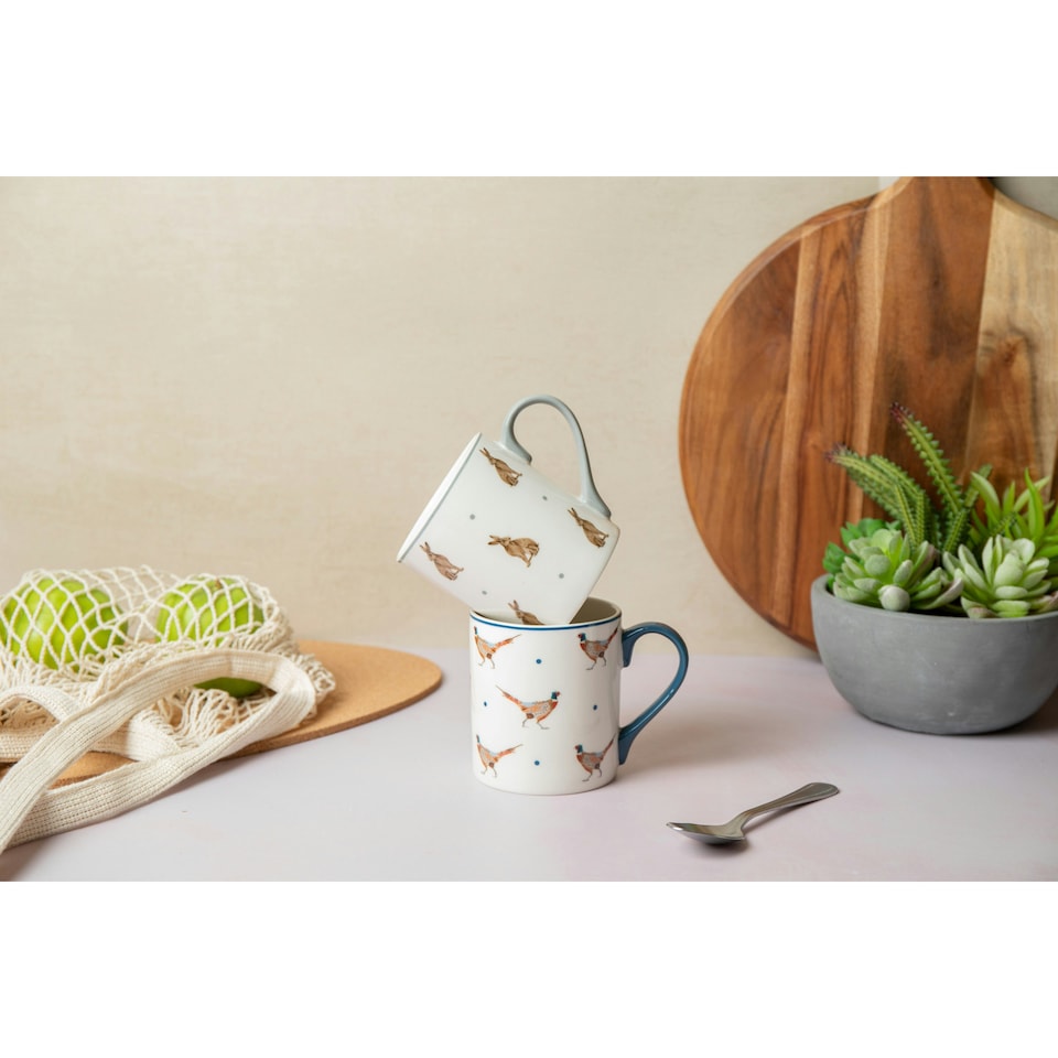 image 1 of Mikasa Pheasant Straight-Sided Porcelain Mug, 280ml | Multi