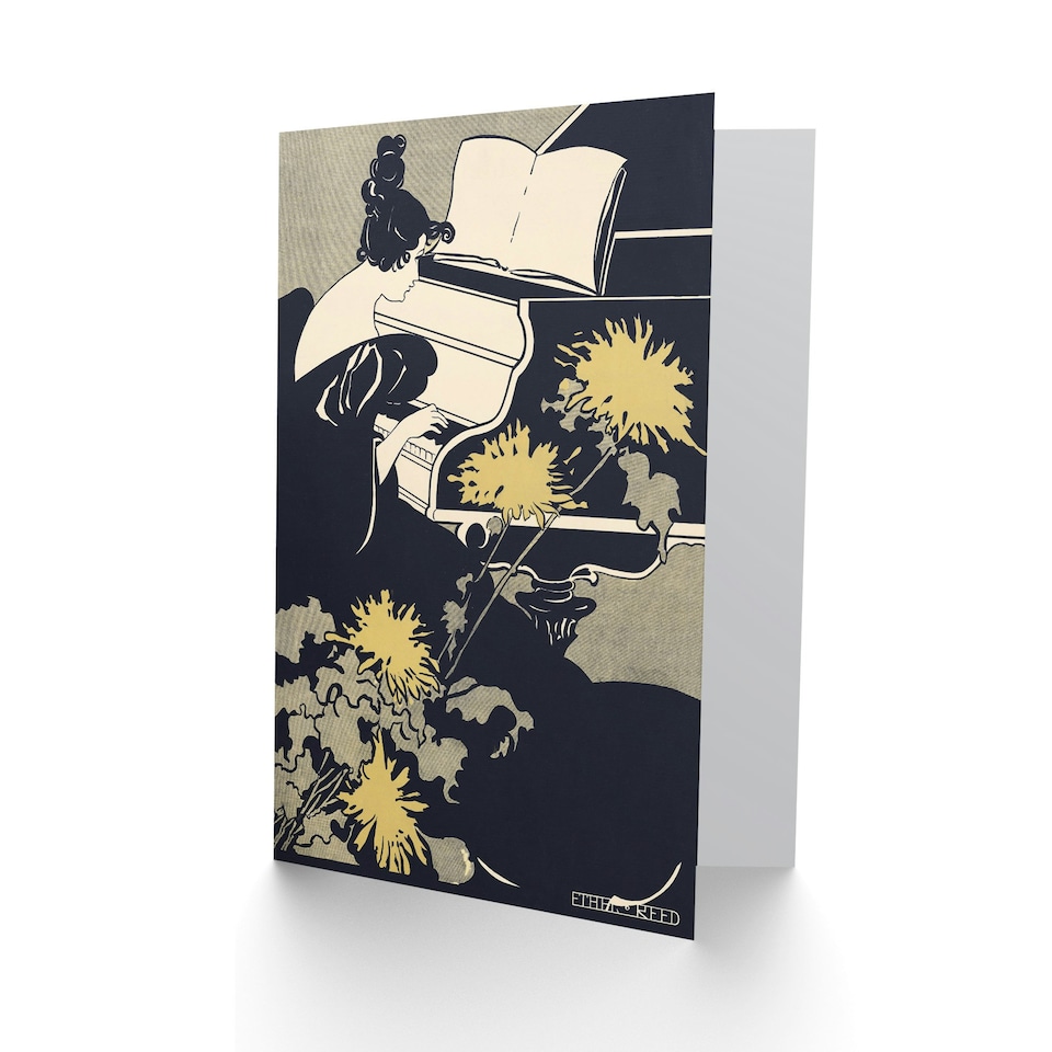 image 1 of Ethel Reed Art Card Miss Traumerei Piano Book Cover