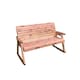 image 2 of Traditional Three Seater Rocker With 1 x Winchester Cushion Green, 1 x Scatter Cushion Green & 1 x Fitted Cover