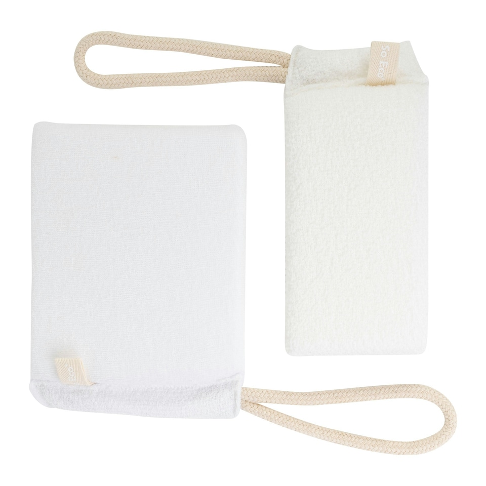 image 1 of So Eco Exfoliating Bath Sponges - 2 Pack