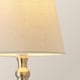 image 6 of ValueLights Maggie Linen Shade Chrome Candlestick Wall Light | Chrome