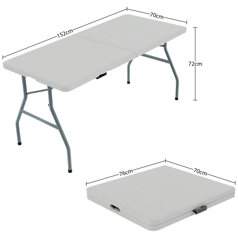 image 1 of Home Vida 5ft Portable Folding Table
