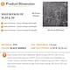 image 3 of NOVECRAFTO Self Adhesive Vinyl Floor Tiles - 6 Black Marble Peel & Stick Sheets 18"x18" (45.72x45.72cm) - Waterproof Square Vinyl Flooring for Kitchen Black | 4.18 sqm
