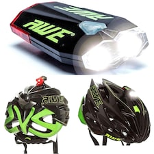AWE Helmet Light 40 Lumens Front/Rear Rechargeable USB 360 Degrees LED Bike