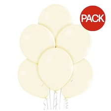 Belbal Pastel Balloon (Pack of 100) - Vanilla - One Size