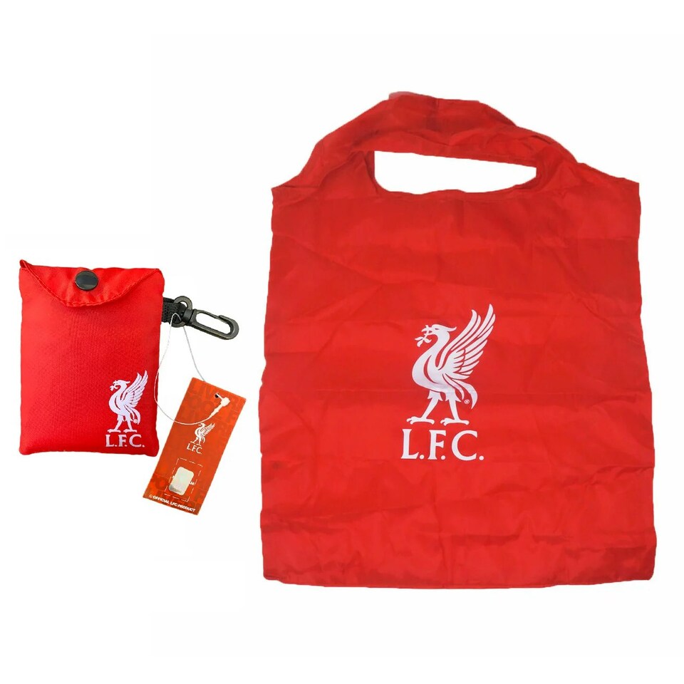 image 1 of Liverpool FC Reusable Bag in a Bag Red