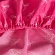 image 3 of OHS Bows Print Microfibre Easy Care 25cm Deep Fitted Bed Sheet | Pink | Hot Pink | Single