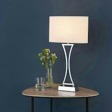 Corrina Polished Chrome Touch Table Lanp Chrome