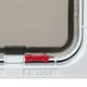 image 3 of Cat Mate Lockable Cat Flap with Door Liner to 50mm White (2 inches) (234W)