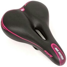 AWE Adult Ladies COMFORT GEL Bike/E-Bike/City Pink/Black Large Saddle