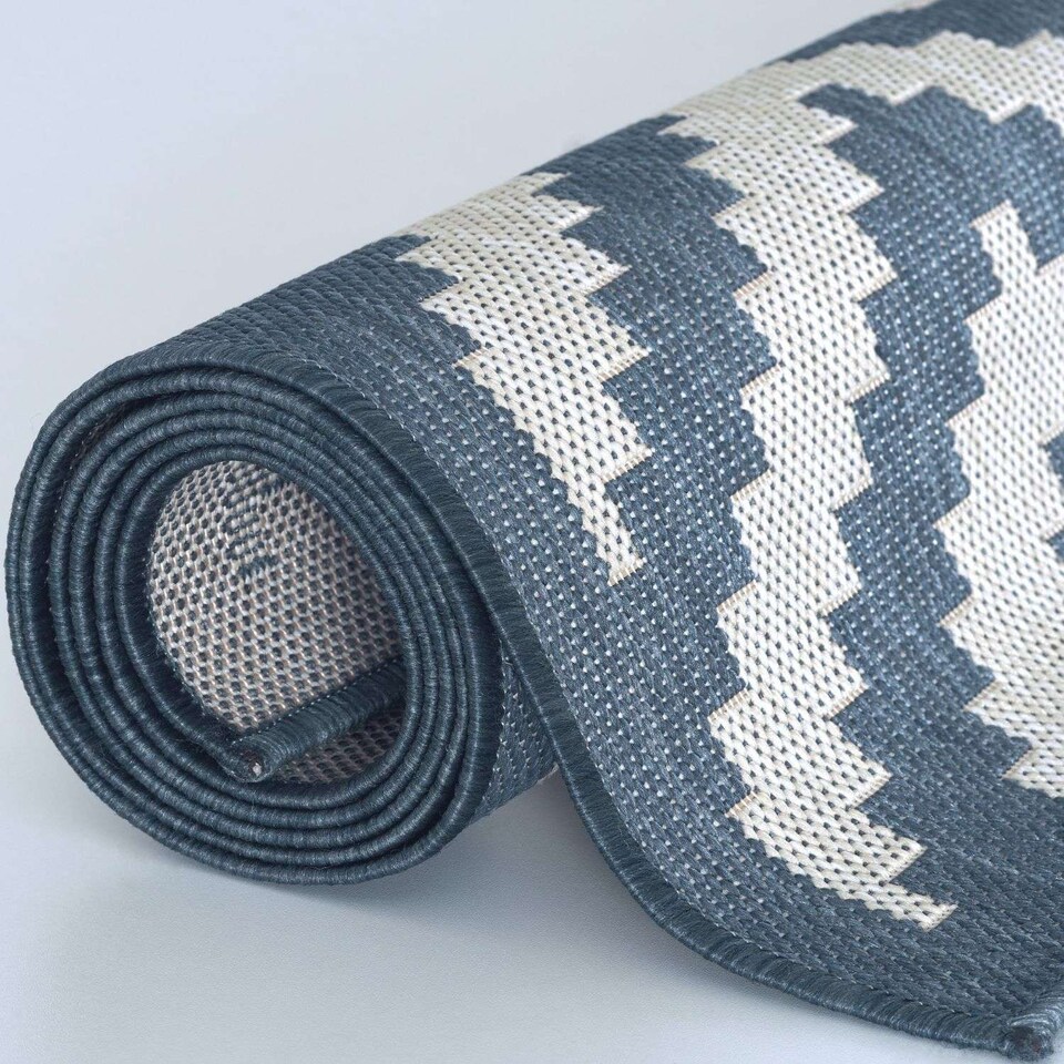 image 1 of The Rugs Outdoor Indoor Diamond Garden Patio Rug Weather Resistant Jet Washable | 100