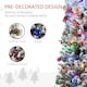 image 4 of HOMCOM 6' Artificial Christmas Tree with Flocked Tips, LED Lights, Decoration