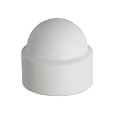 White Plastic Cover Caps M10 - NNCW10 - Box of 100 | White | M10