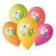image 1 of Koala Vibrant Multicolour Latex Balloons 33cm / 13 in - Pack of 6