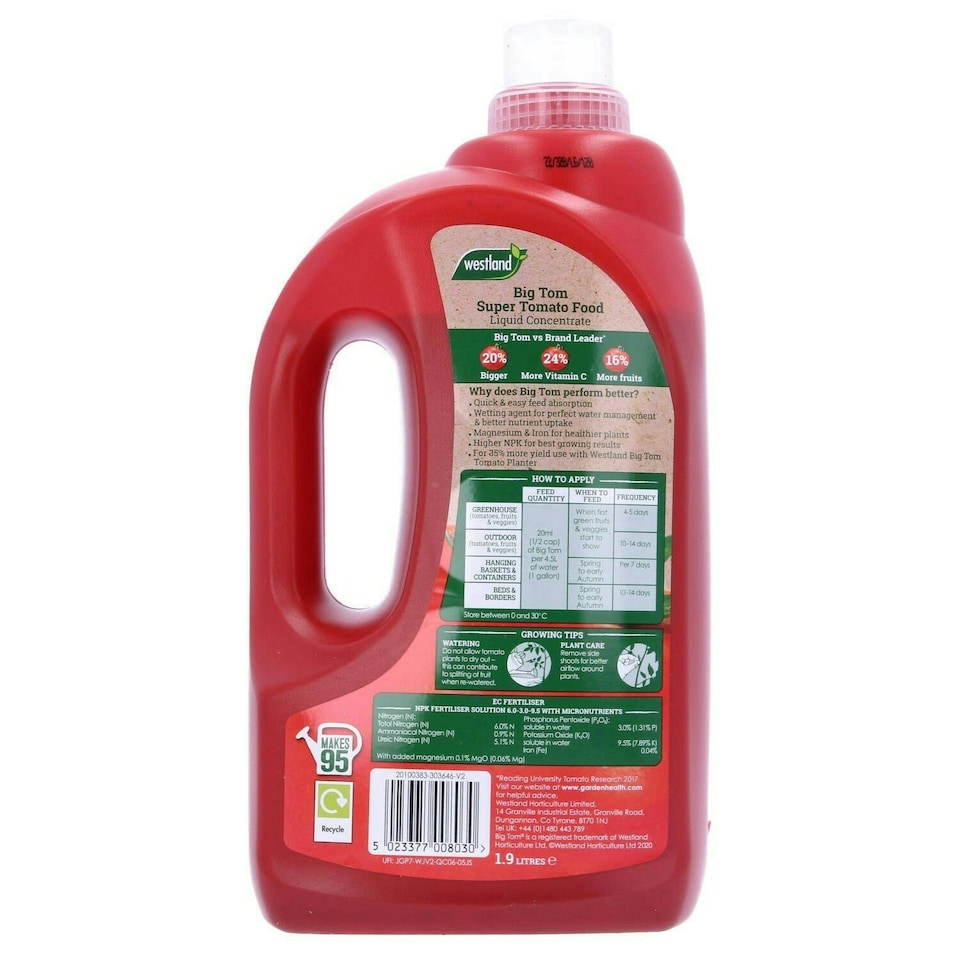 image 1 of Big Tom Super Tomato Food 1.9 L (50% Extra Free)