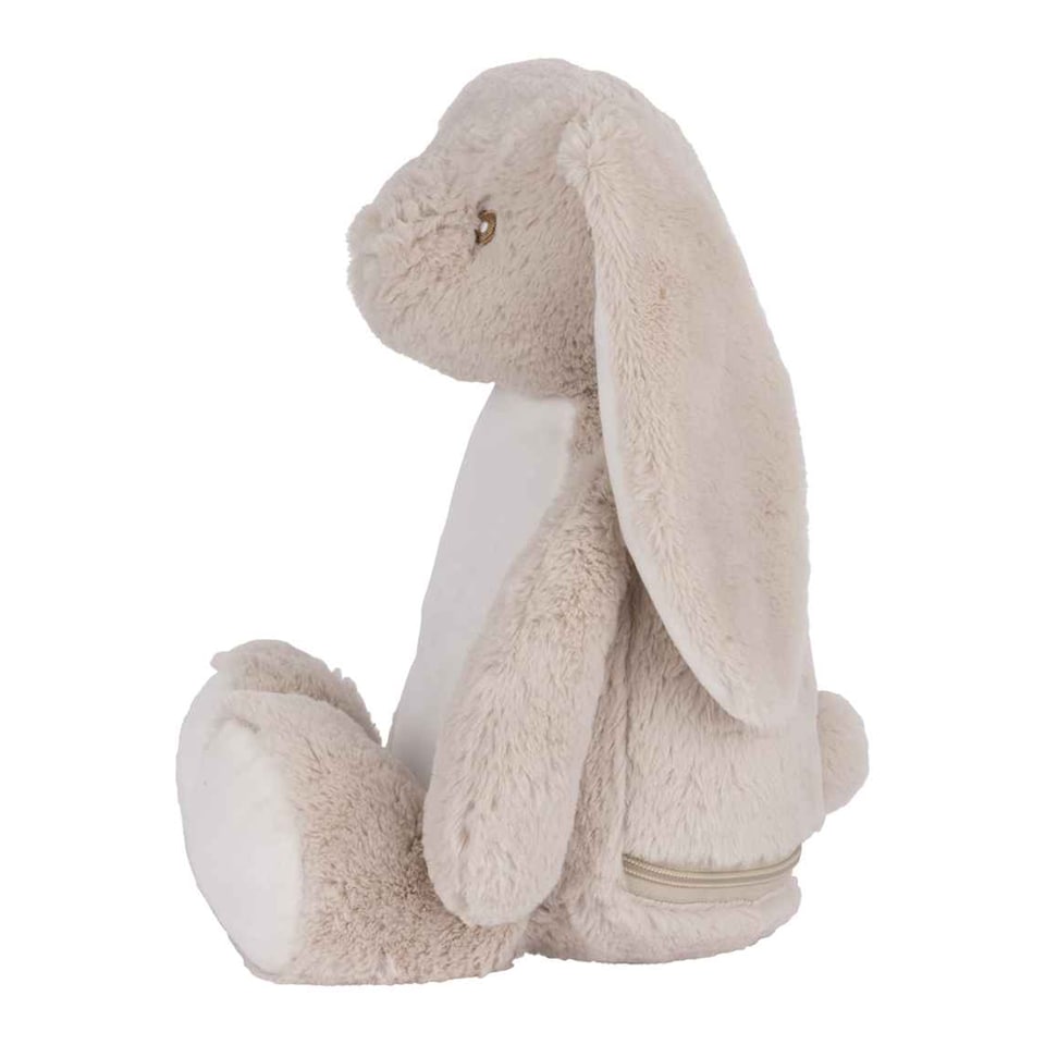 image 1 of Mumbles Zippie Bunny Plush Toy | Brown | Light Brown | One Size | 1