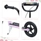 image 8 of HOMCOM Push Scooter, Teen Kids Scooter with 12" EVA Tyres, Pink