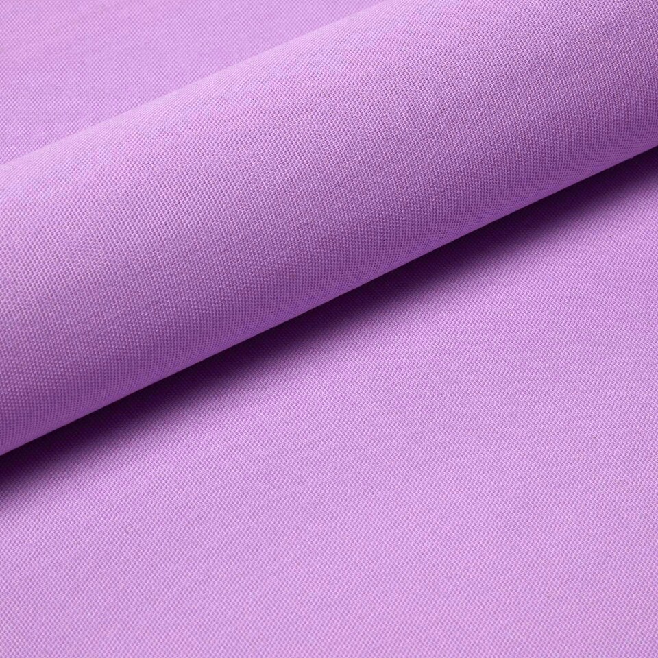image 1 of Homescapes Pure Cotton Plain Mauve Fabric 150 cm Wide | Purple | 150cm(60") wide, sold per metre length