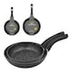 image 5 of Blackmoor 2pc frying pan set black