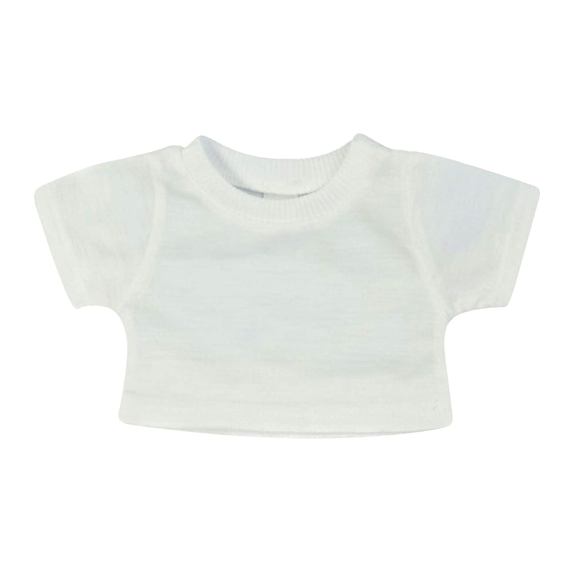 Mumbles Teddy Bear T-Shirt Accessory - Sublimation White - S