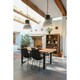 image 2 of Dining Table Home ESPRIT Black Natural Metal Mango wood 200 x 100 x 76 cm N/A