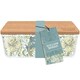 image 1 of Portico Designs William Morris Golden Lily Glass Lunchbox With Bamboo Lid