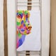 image 2 of Amazing Illustration Dog Pop Art Designer Bath Towel | Multi