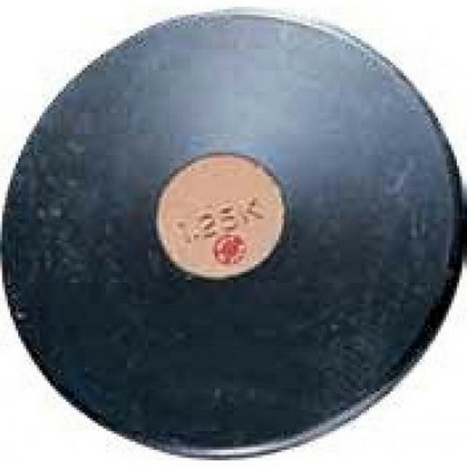 Carta Sport Rubber Flying Disc - Black - 2kg