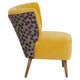 image 5 of Interiors by Premier Cefena Yellow Print Chair Yellow