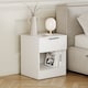 image 1 of Vida Designs Trega 1 Drawer Bedside Chest Bedroom Storage Unit - (H) 41cm x (W) 39cm x (D) 28cm - White