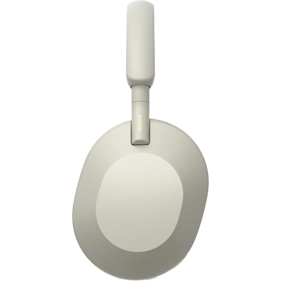 image 1 of Sony WH-1000XM5 Wireless Noise Cancelling Headphones Silver Hard Case