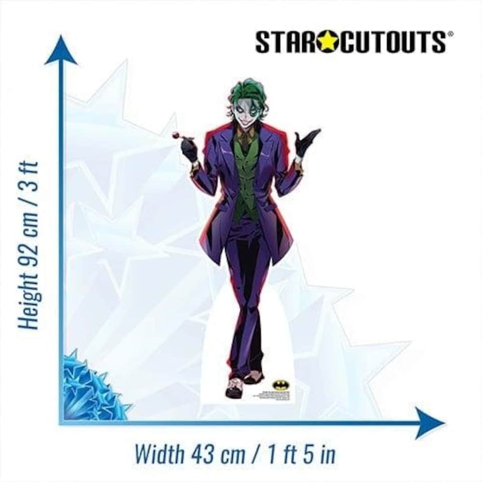 image 1 of The Joker Anime Style DC Comics Small Star Mini Cardboard Cutout 92cm