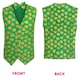image 3 of Irish Pick Me Up Costume with Waistcoat & Bow Tie Green | XL