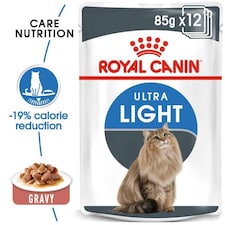 Royal Canin Ultra Light In Gravy Adult Wet Cat Food - 24 x 85 g | Multi | 24 x 85g | 1