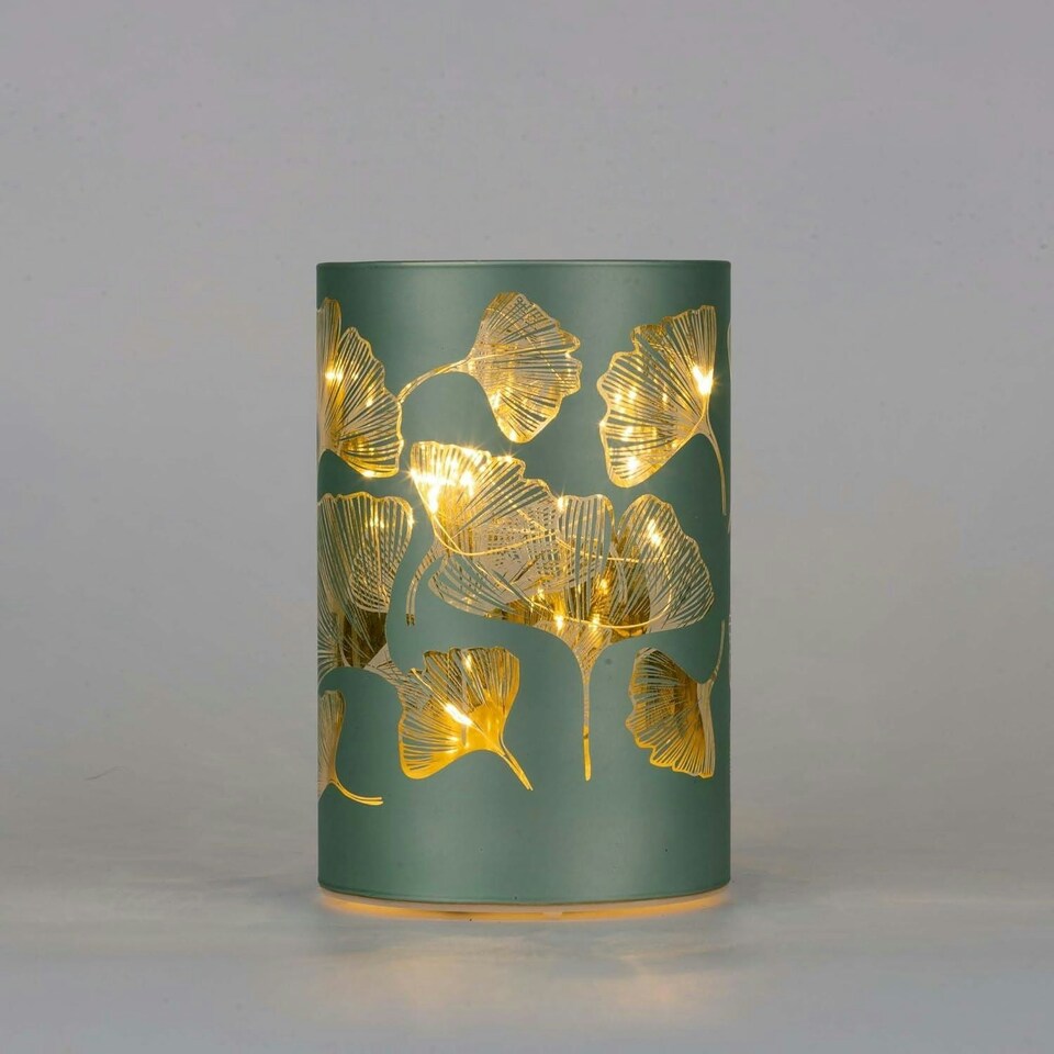 image 1 of 17cm Christmas Decorated Vase Led Silver Glass Vase / Flower