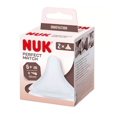 NUK Perfect Match Teat Universal 6 month+ 2Pk