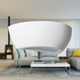 image 4 of First Choice Lighting Set of 2 Mazzaro White E14 Plaster Wall Lights White