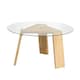 image 10 of COSTWAY Round Coffee Table Modern Table Sofa Center Table Black