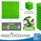 image 3 of Microfibre Cleaning Cloth 40x40cm Super Absorbent Lint Free Microfiber Cloths Cleaning for Home, Kitchen, Mirrors, Car - Pack of 10