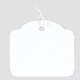 image 1 of Pack of 100 Strung Tags 28 x 43mm