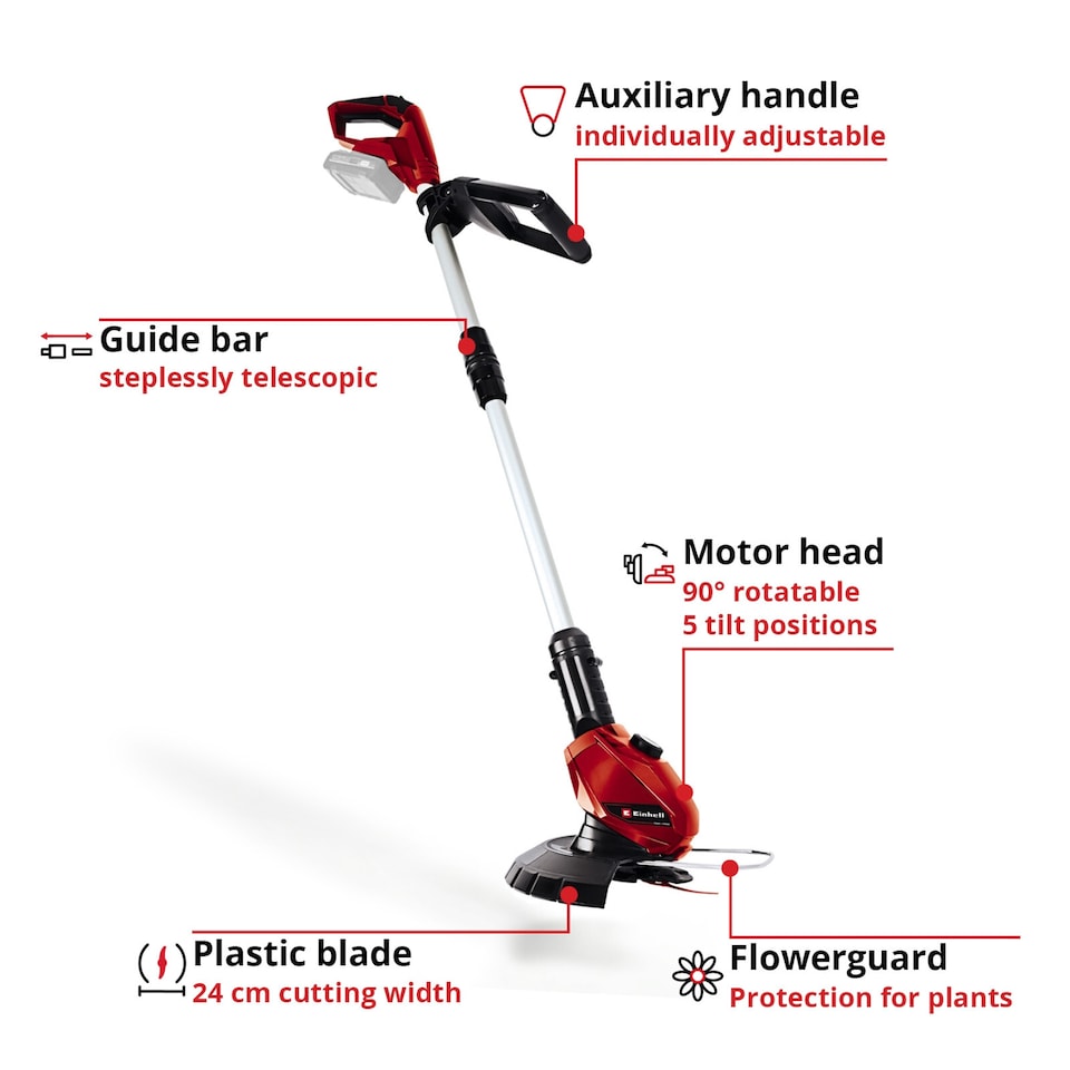 image 1 of Einhell Cordless Grass Trimmer 18V GE-CT 18 Li PXC - Body Only