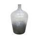 image 1 of Verre Stem Frosted Vase Blue