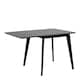 image 4 of Roxby Extending Dining Table 80-120cm in Black