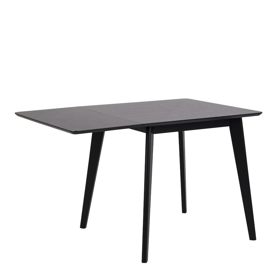 image 1 of Roxby Extending Dining Table 80-120cm in Black