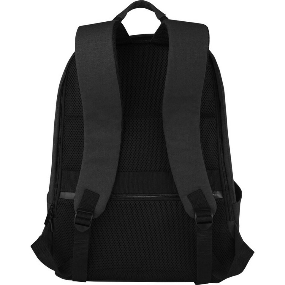 image 1 of Joey Canvas Anti-Theft 18L Laptop Backpack - Solid Black - One Size