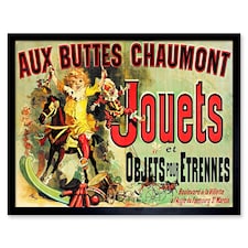 Aux Buttes Chaumont Jouets French Monica's Apartment Friends Framed Wall Art Print